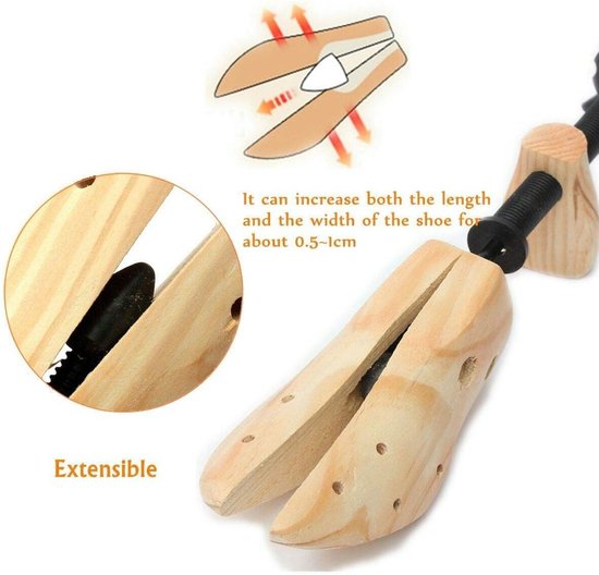 thumbnail: Exshoiu Schoenspanner Voor Brede Voeten – 1 Paar Verstelbare Stretchhulzen Voor Hoge Wreef En Laarzen