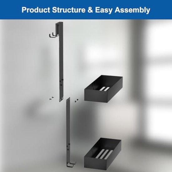 Roestvrij Staal Douchenis, Badkamer Inbouw Douchenis, Vierkant Douche Nis Badkamer Plank Voor Badkameropslag/shampoo/toiletartikelen (Color : Black, Size : 90x28x12.5cm/2.95x0.91x0.41ft Roestvrij Staal Douchenis, Badkamer Inbouw Douchenis, Vierkant Douche Nis Badkamer Plank Voor Badkameropslag/shampoo/toiletartikelen (Color : Black, Size : 90x28x12.5cm/2.95x0.91x0.41ft