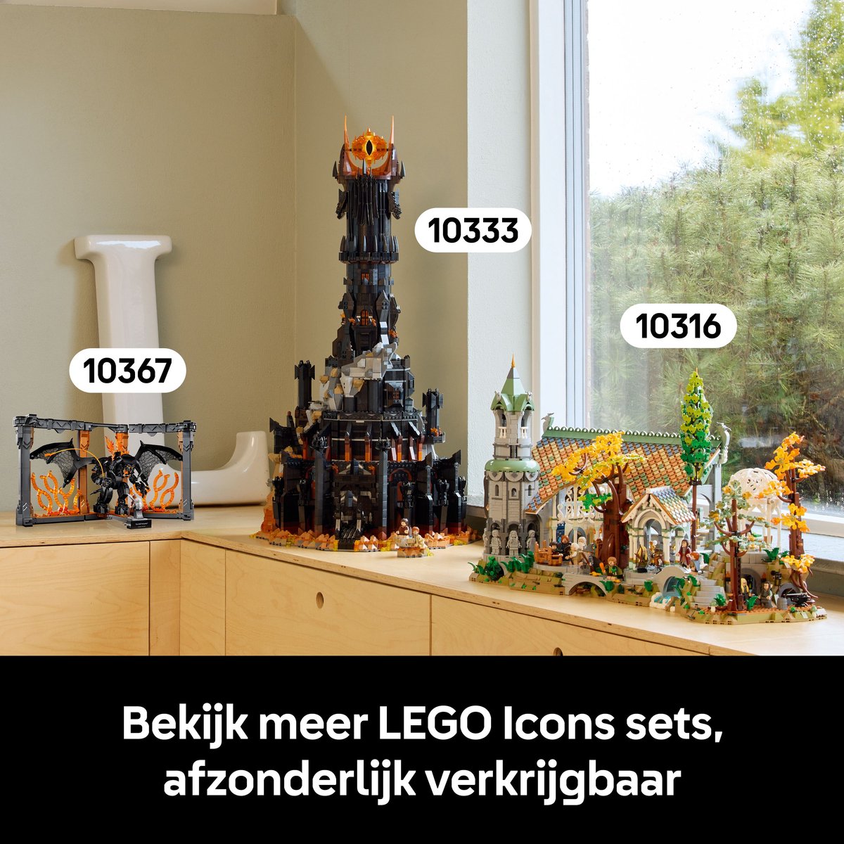 LEGO Icons Boekensteun: The Lord of the Rings – Balrog Set - 10367 – foto 5