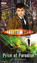 Doctor Who: The Price of Paradise boekomslag met de tiende Doctor en een rennende figuur in een jungle.