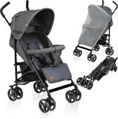 Bol.com Lionelo Elia - Buggy - Lichte (7kg) en Duurzame Kinderwagen - 5-Punts Gordel - Rijke set - Grote Mand - Muskietennet - G... aanbieding