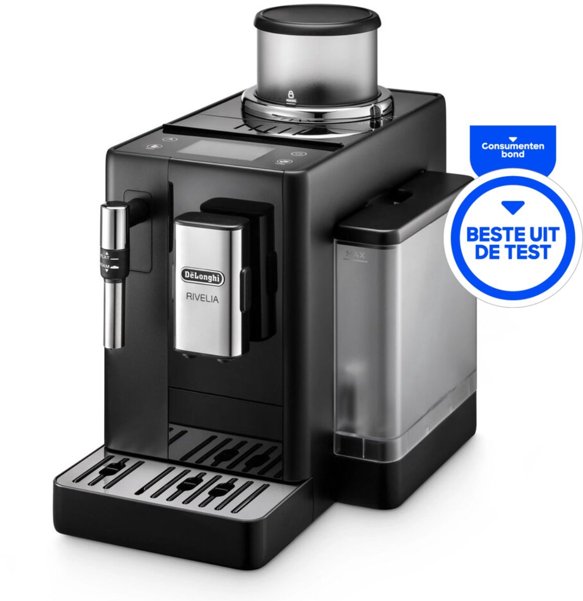 Afbeelding 2 van De'Longhi Rivelia EXAM440.35.B - Volautomatische espressomachine - Onyx Black