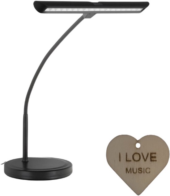 Specter 12120WW pianolamp – dimbare LED – met sleutelhanger