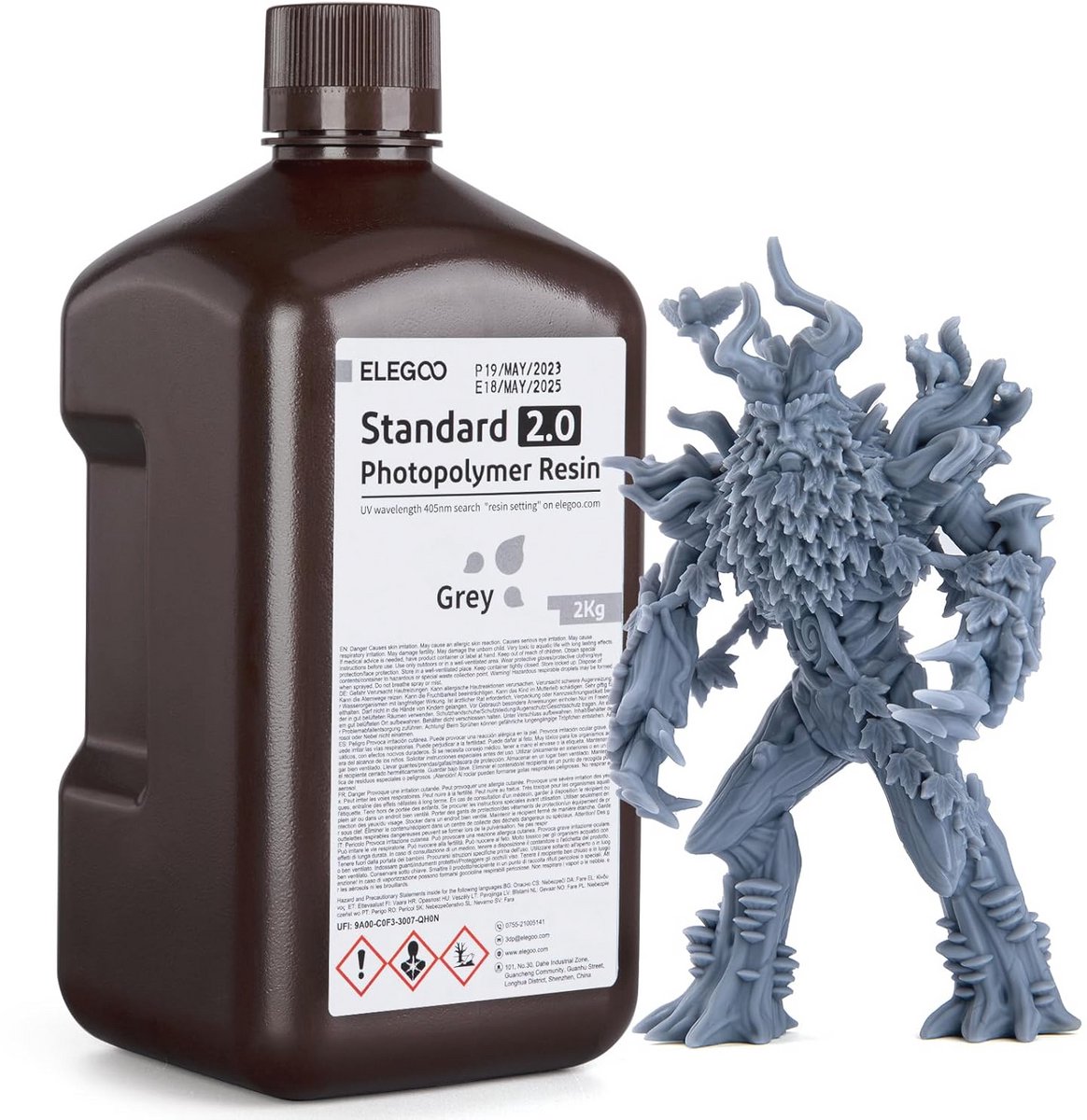 Image of 3D Printer Resin 405nm - Hoge Precisie, Lage Geur, 2000g