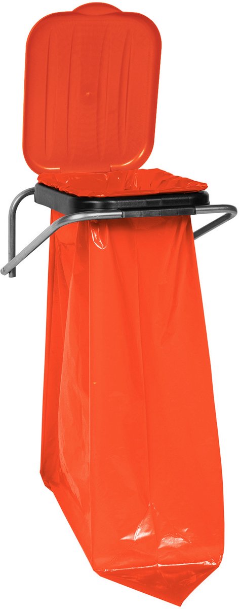 GSG24 Serie - Wandhouder voor Afvalscheiding - Rood - 120L - Ergonomisch Ontwerp