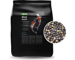 Aquabetta Koivoer 6mm - MIX 4 Kg (8,8L) - Professioneel Koi voer - Vissenvoer koi voor de zomer - Voor temperaturen boven 10°C - Lagere waterbelasting - Minder algen