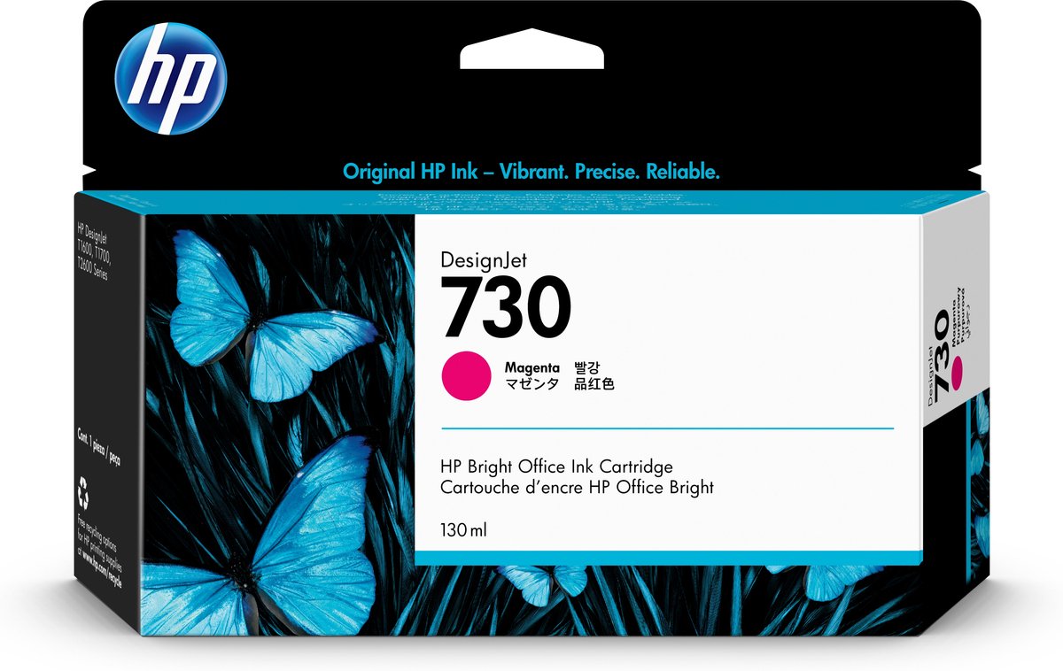 Original Ink Cartridge HP 730 Magenta