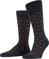 Burlington Fair Isle Sokken | Blauw | Piet Koopmans