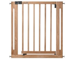 Product: Safety 1st Easy Close Traphekje - 73 t/m 80 cm - Uitbreidbaar - Klembevestiging - Natural Wood, van het merk Safety 1st