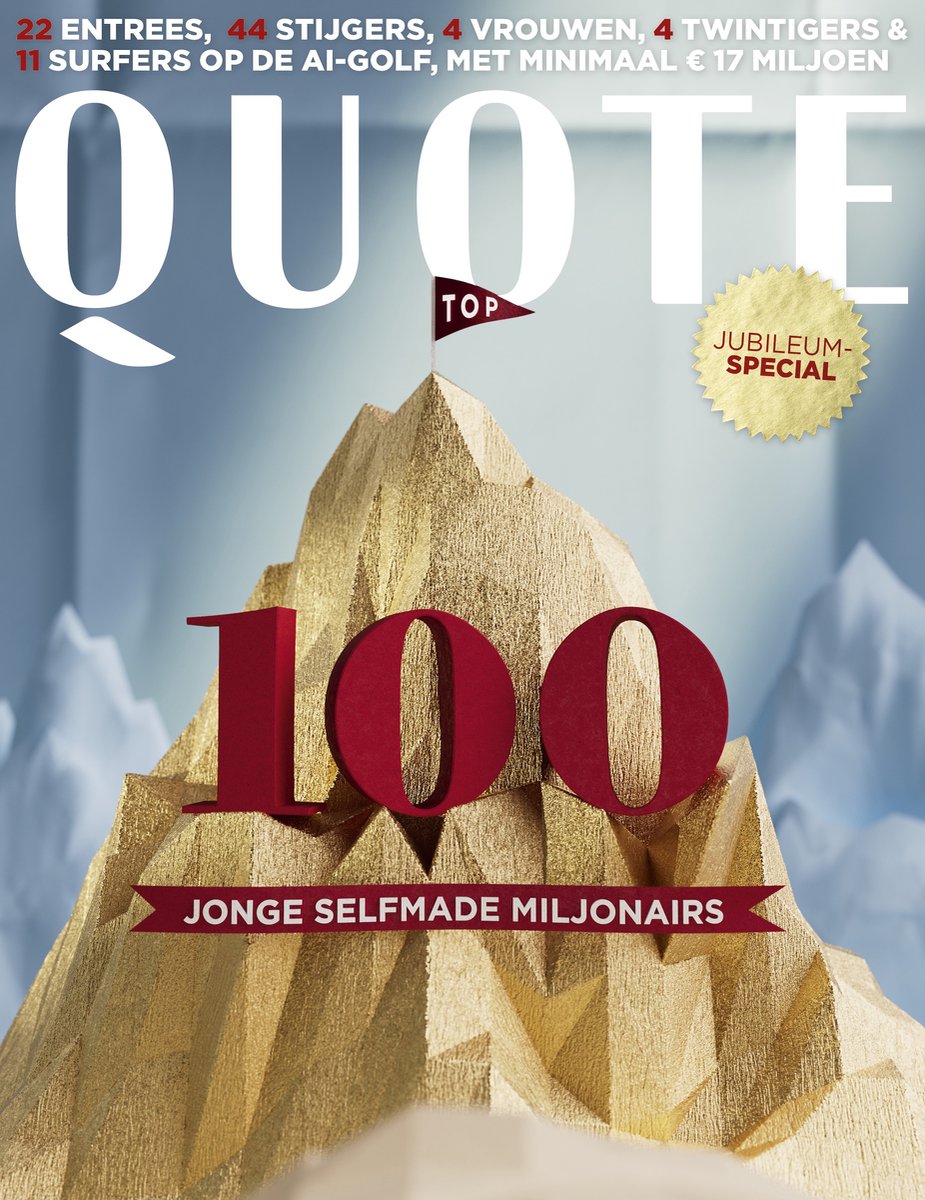 Quote Top 100 Jonge miljonairs 2025