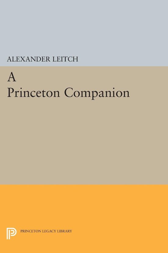 Princeton Legacy Library-A Princeton Companion - cover