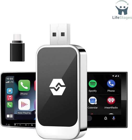 Ottocast A2AIR Pro bedrade naar draadloze Android Auto adapter