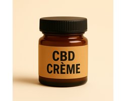 WietOliePuur CBD Creme 20% Neutraal - 20ml (4000mg) - met Cannabidiol & Hennepextract - Verzorgende Huidcreme voor het Lichaam - Natuurlijk & Vegan