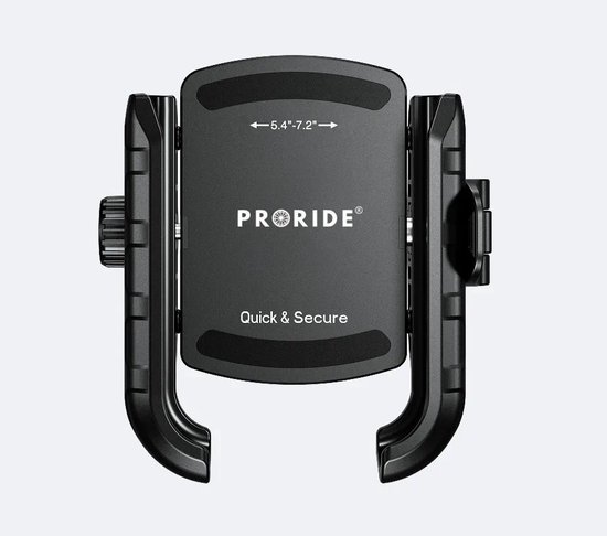 Proride Telefoonhouder Fiets met anti-shock - Fiets Accessoires - 360 Graden Draaibaar & Verstelbaar - Universeel - Smartphonehouder Fiets, Scooter, E-bike, Motor, Fatbike - GSM houder - Fiets telefoonhouder