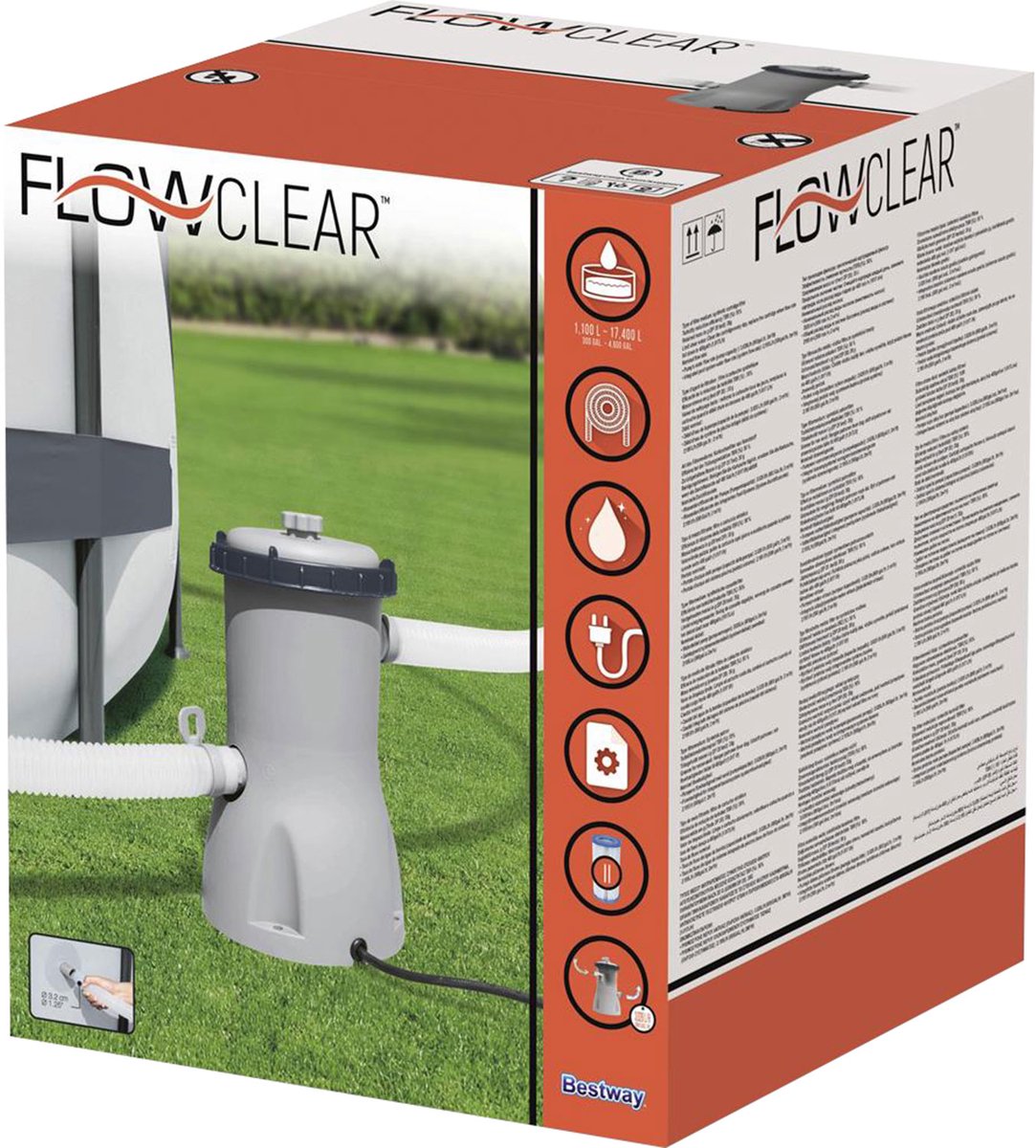 Bestway Flowclear zwembad filterpomp 3028 ltr/uur