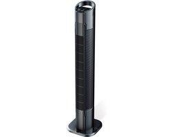 A-Flow Torenventilator Essential - LET OP: 2EKANSARTIKEL - Ventilator met afstandsbediening - Kolomventilator - Ventilator Toren - 3 Snelheden - 3 Windmodi - Zelfdraaiend - Timer