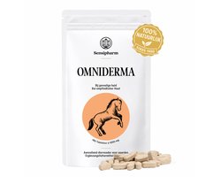 Sensipharm® Omniderma Paard - Anti Jeuk, Eczeem & Zomereczeem - Huid & Vacht Supplement - 180 Tabl.