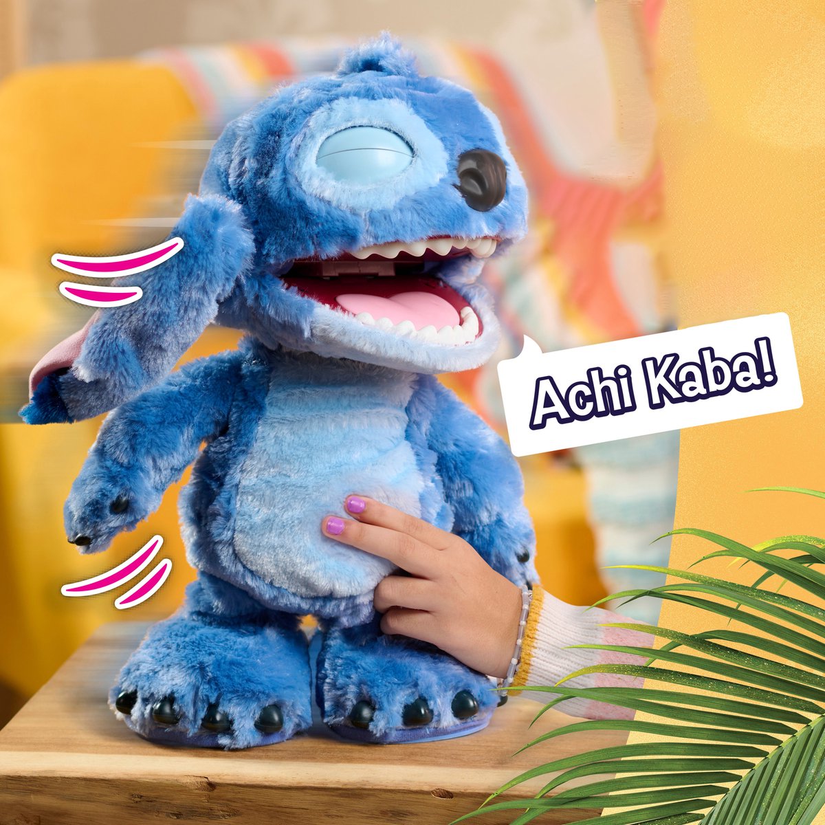 Disney Stitch - Ultimate Stitch - Interactieve pluchen knuffel - Brabbelt zijn Stitch taal, danst, zingt en beweegt — afbeelding 7