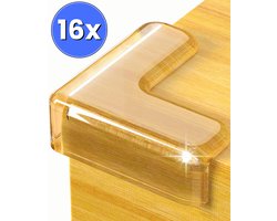 16 stuks Hoekbeschermers baby - Tafelhoek beschermers - Hoekbeschermer tafel - Transparant