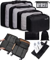Gooala Packing Cubes Set - 8-delige Koffer Organizer Set - Compression cube - Koffer Organizer voor Backpack - Inclusief Toilettas