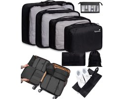 Gooala Packing Cubes Set - 8-delige Koffer Organizer Set - Compression cube - Koffer Organizer voor Backpack - Inclusief Toilettas
