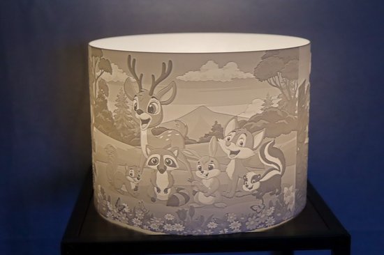 Schemerlamp kinderkamer jungle dieren thema — afbeelding 3