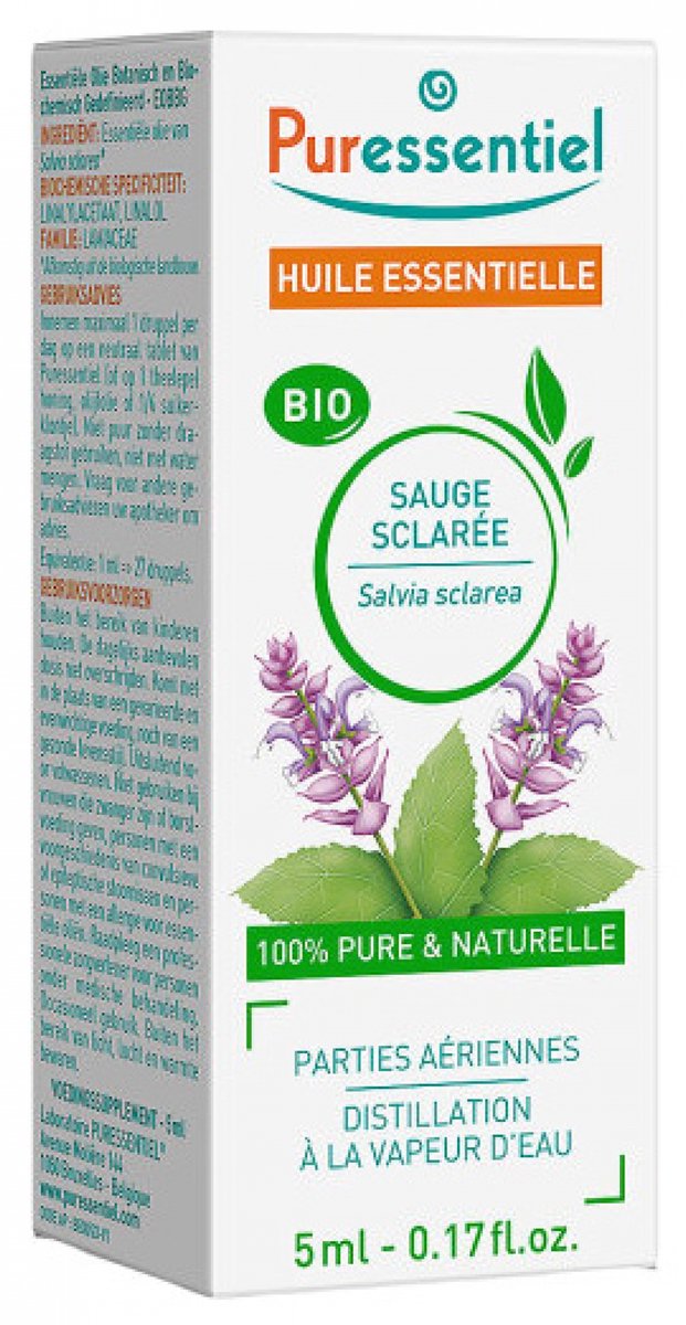 Goedkoopste Puressentiel Etherische Olie van Scharlei Bio 5 ml