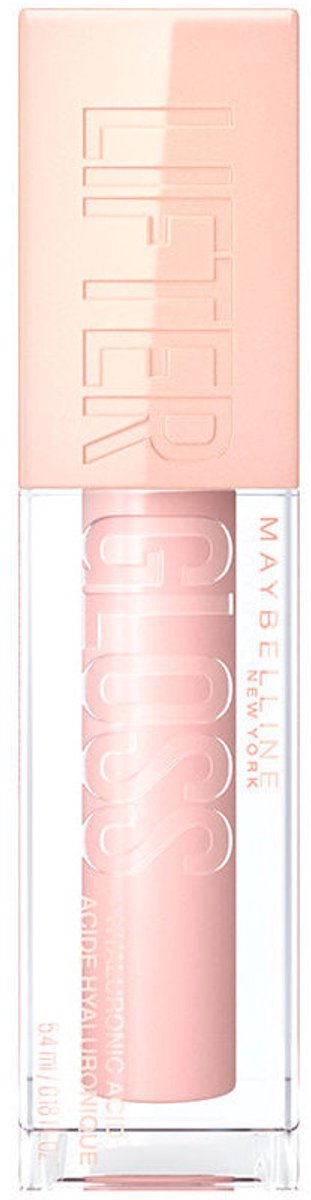 Maybelline New York - Lifter Gloss Lipgloss - 2 Ice - Glanzende Lipgloss - Verrijkt met hyaluronzuur - 5,4 ml — cadeau in Verzorging - foto 2