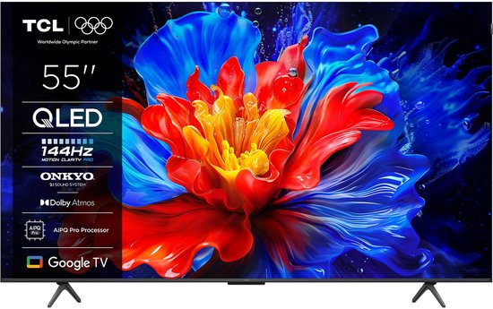 TCL 55P7K 55 | Ultra HD 4K QLED Smart TV (2025) | Google TV + Wifi | Dolby Vision & HDR10 | 60Hz