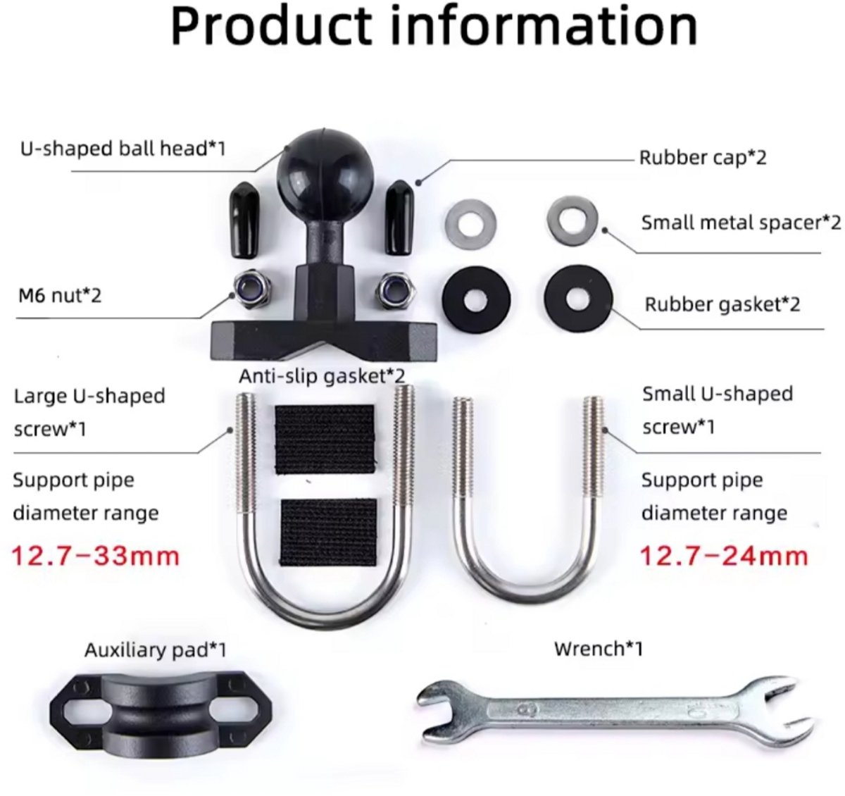 WEWOGA Motorcycle Mount Kit With 47 Invisible Selfie Stick Compatible With Insta360 X5 X4 WEWOGA Motorcycle Mount Kit With 47 Invisible Selfie Stick Compatible With Insta360 X5 X4