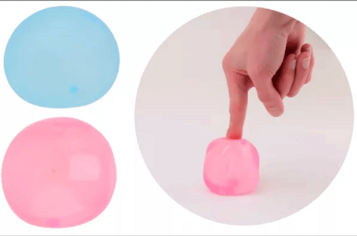 Johntoy stressbal speelgoed maltose squeeze bal set 12 stuks multi kleur.