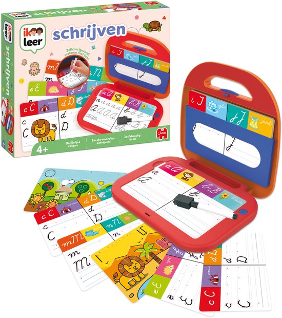 Jumbo - Ik Leer - Schrijven - Educatief spel - Vanaf 4 jaar - Speelgoed in koffer