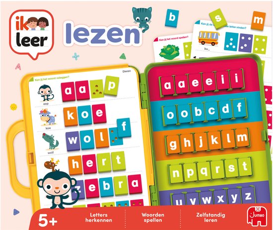Jumbo - Ik Leer - Lezen - Educatief Spel - Vanaf 5 jaar - Koffer voor onderweg