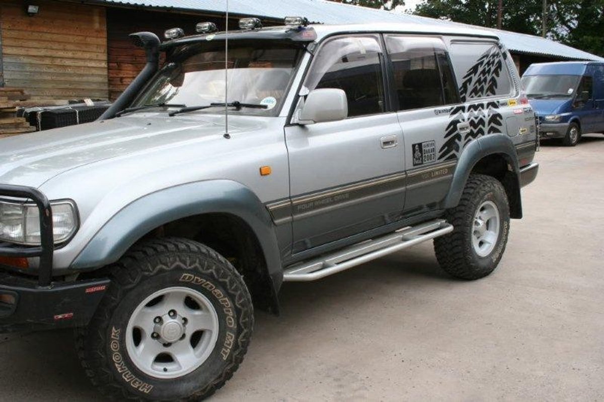Zonneklep - Smoke - Toyota - Landcruiser 80 - 1990-1997
