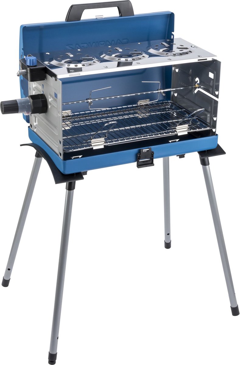 Campingaz 400 SGR, 5200 W, Grill, Gas, Raster, Blauw, Zilver, Rechthoekig – foto 5