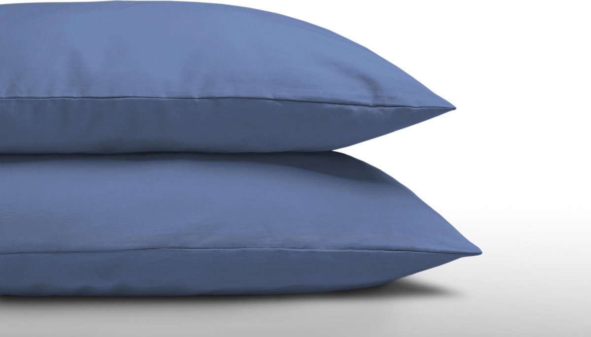 Dreamhouse - Kussenslopen (2 in 1 Set) - Katoen - 60x70 cm - Blauw