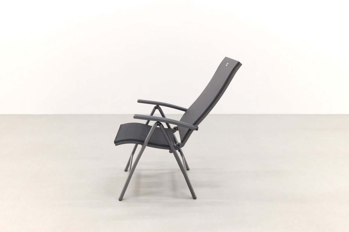 Hartman Valentino/Ventaro verstelbare ovale tuinset 240x115 cm. - Antraciet – foto 4