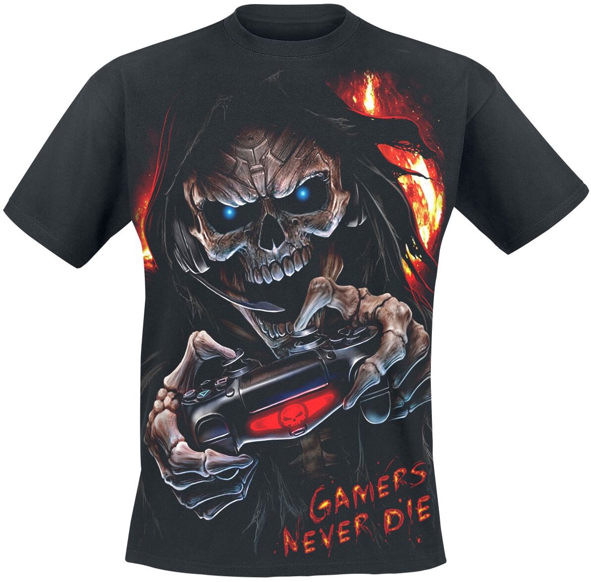 Spiral Respawn Heren T-shirt - zwart - L