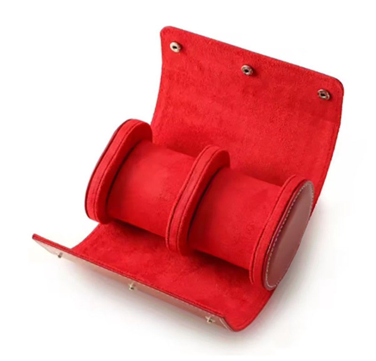 Actie4you® - Horloge Reisetui - Horloge Etui - Horloge Doos - Horloge opbergdoos - Voor 2 horloges - Rood