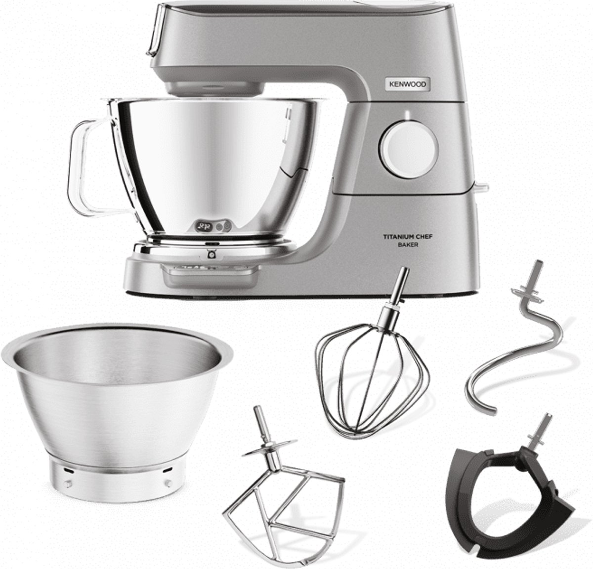 Kenwood Chef Titanium Baker - Keukenmachine met weegschaal thumbnail 6