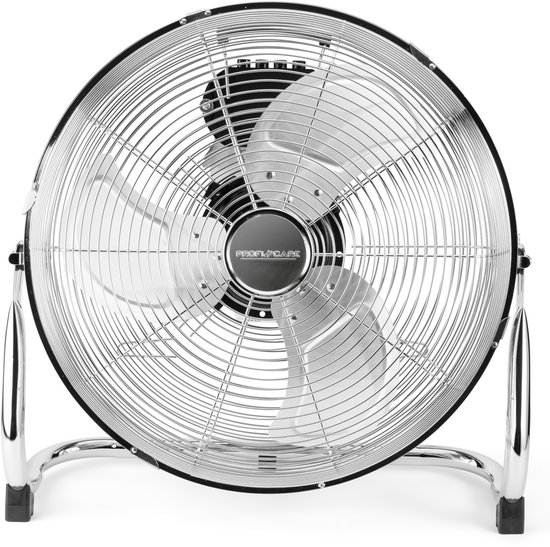 Windmachine ProfiCare VL 3065 40 cm metalen vloerventilator stil 4 snelheden verstelbare kantelhoek