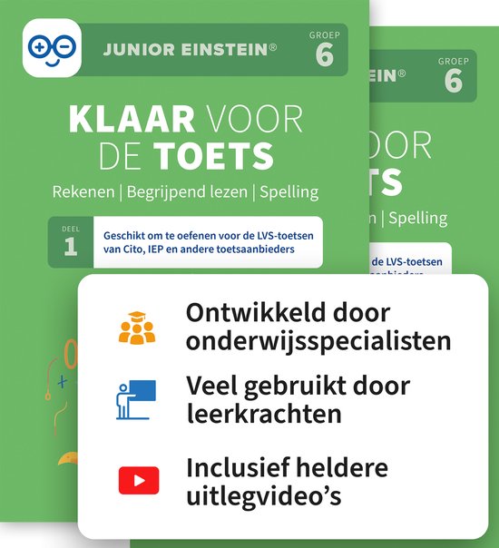 Klaar voor de toets Rekenen Begrijpend lezen Spelling - Deel ... - cover