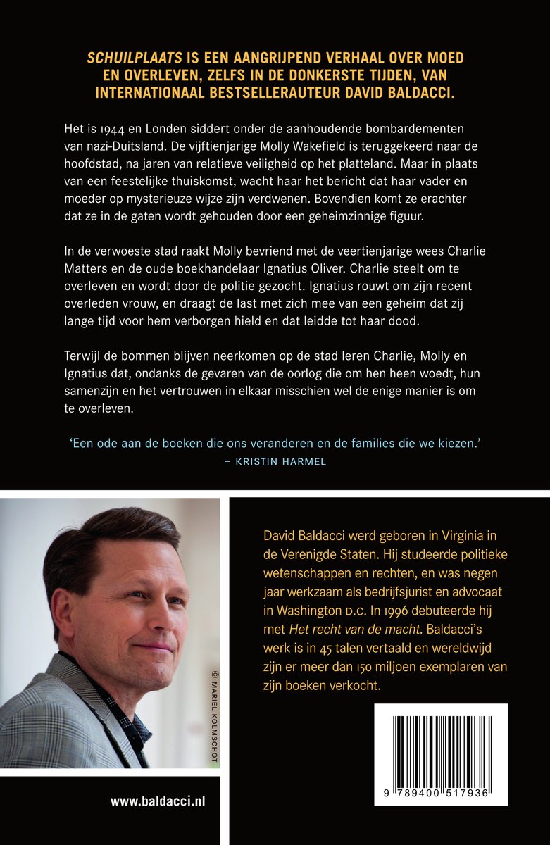 Schuilplaats - back cover