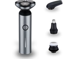 4 in 1 Scheerapparaat Mannen - Met Trimmer & Neustrimmer - Nat en droog - Scheerapparaten - Tondeuse - Baardtrimmer