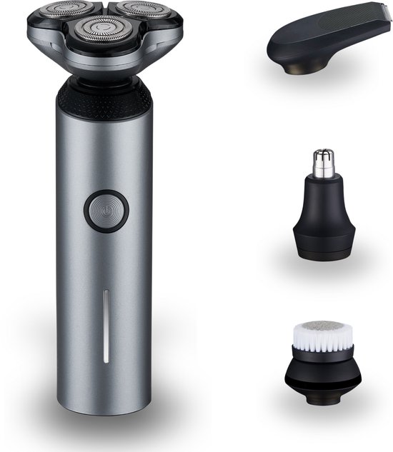 4 in 1 Scheerapparaat Mannen - Met Trimmer & Neustrimmer - Nat en droog - Scheerapparaten - Tondeuse - Baardtrimmer
