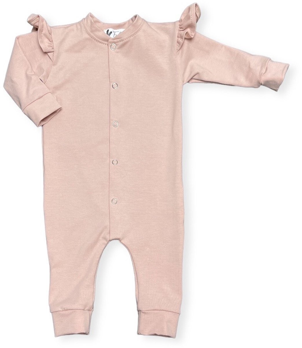 Boxpakje ruffle - Crepe - roze - maat 44