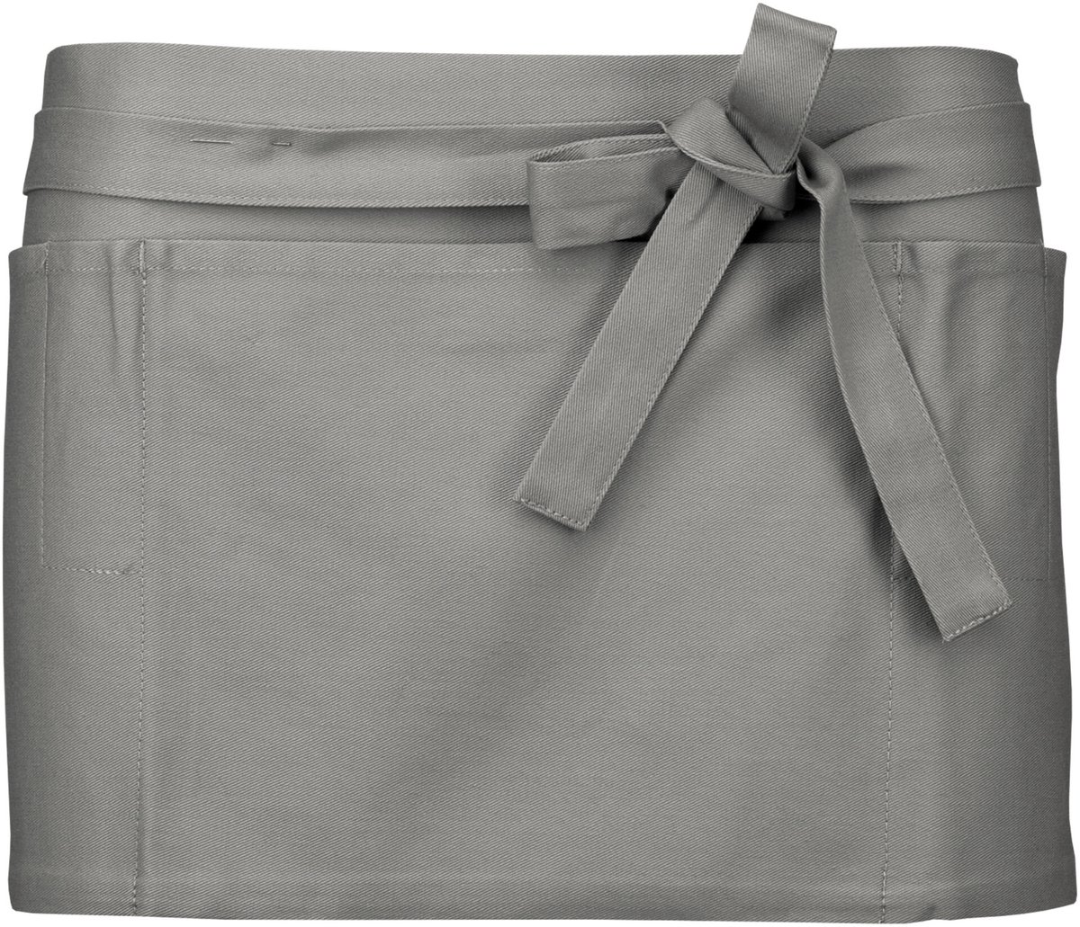 Schort/Tuniek/Werkblouse Unisex One Size Kariban Light Grey 100% Katoen
