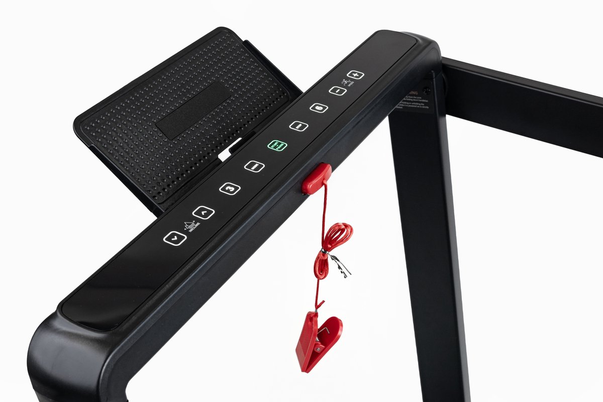 Afbeelding 3 van SPORTSHERO RUNNINGPAD PRO - Hardloopband - 12 KM/u - Automatische Helling 13% - Zijsteunen