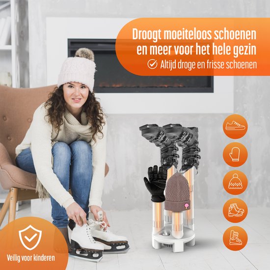Bruikbare en draagbare elektrische schoendroger voor het verwarmen van schoenen