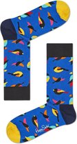 Happy Socks Bird Sokken - Blauw - Maat 36-40